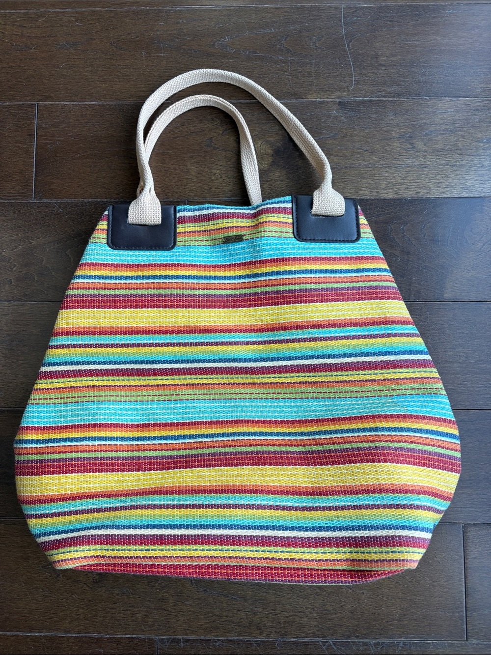 Sun N Sand Multicolor Striped Tote